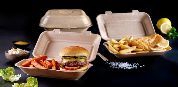 BURGER AND CHIPS FLYER copy recycled containers for burgers